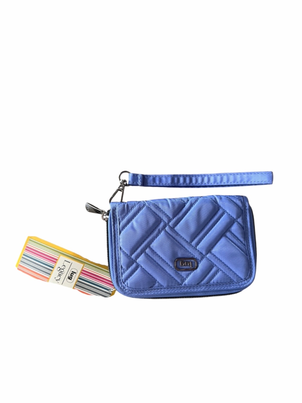 Lug Legacy Rodeo Wallet Purple RFID Quilted Wristlet NWT